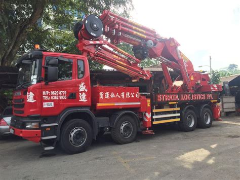 strata logistics|Lorry Crane Lifting .